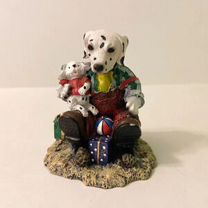 Dalmation  with Puppy Bobble Head Dog Figure 3 Inch Tall Innovation